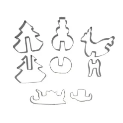 Kit Emporte-Pièces Biscuits De Noël 3D Patisdecor