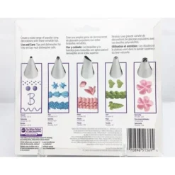 Malette De Douilles Wilton Debutant (8 Douilles Et Une Boite De Rangement)