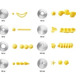 Malette De Douilles Wilton Debutant (8 Douilles Et Une Boite De Rangement)
