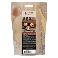 Melange De Chunks Aux 3 Chocolats 250 G Patisdecor