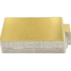 Mini Rectangles Or 9 X 5,5 Cm Patisdecor (X 20)