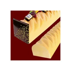 Moule A Bûche Relief Strie En Pvc (X 12)