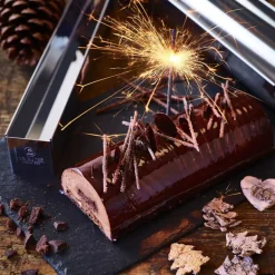 Moule A Bûche Rond Inox Demontable 30 X 4 Cm