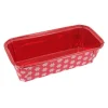 Moule A Cake Jetable Rouge Flocons De Neige (X4)