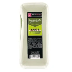 Moule A Cake Jetable Vert A Pois (X4)