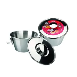 Moule A Flan Avec Couvercle Inox 16 Cm