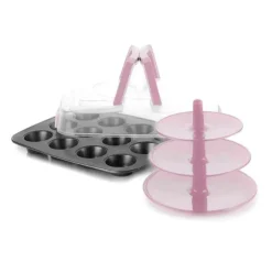 Moule A Muffins Avec Couvercle + Support