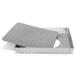 Moule A Tarte Carre Antiadhesif Perfore Avec Fond Amovible
