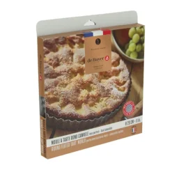 Moule A Tarte Inox Perfore Et Cannele Fond Amovible De Buyer