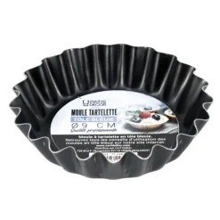 Moule A Tartelette Cannelee Tole Bleuie 9 Cm