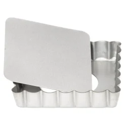 Moule A Tartelette Carre Antiadhesif Avec Fond Amovible