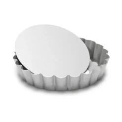 Moule A Tartelette Rond Antiadhesif Avec Fond Amovible