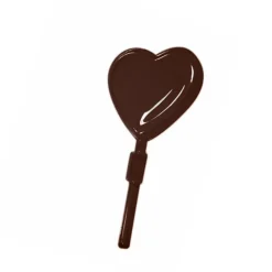 Moule Chocolat Pvc Sucettes Coeurs