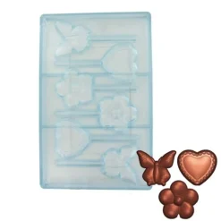 Moule Chocolat Sucettes Papillons