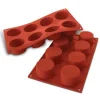 Moule Silicone 8 Cylindres 6 Cm