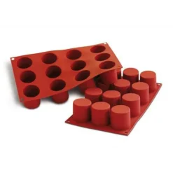 Moule Silicone 12 Cylindres
