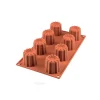 Moule Silicone 8 Grands Canneles Bordelais