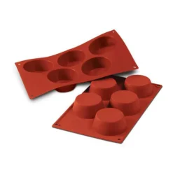 Moule Silicone 5 Grands Muffins 81 Mm