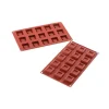 Moule Silicone 15 Mini Desserts Carres