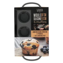 Moule Silicone 6 Muffins 7 Cm Patisdecor