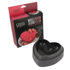 Moule Silicone Coeur Bombe