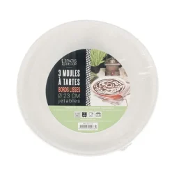 Moules À Tartes Jetables 23 Cm Patisdecor (X3)