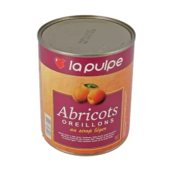Oreillons D'Abricots Au Sirop Leger La Pulpe