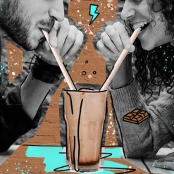 Pailles Comestibles Gout Chocolat (X16)