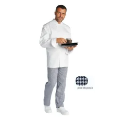 Pantalon Pied De Poule Poly/Coton Herve