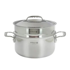 Passoire Cuit-Vapeur Inox 24 Cm De Buyer