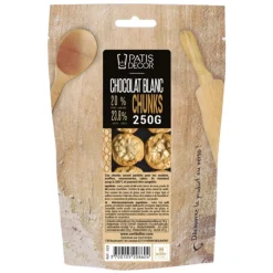 Pepites De Chocolat Blanc Chunks Barry 250 G - Patisdecor