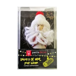 Pere Noël Bonnet Blanc Patisdecor