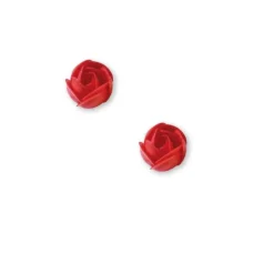 Petites Roses Rouges En Azyme Patisdecor (X12)