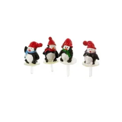 Pingouins Assortis Sur Pique (X30)