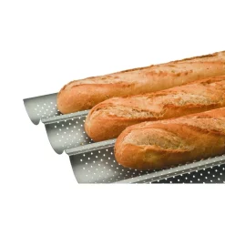 Plaque A Baguettes Perforee Antiadhesive 4 Baguettes