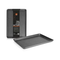 Plaque A Biscuits Perforee Anti-Adherente 39 X 27 Cm