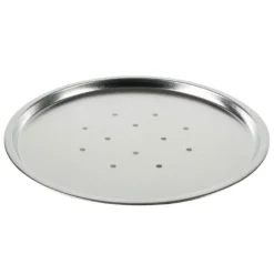 Plaque A Pizza Perforee Acier 34 Cm