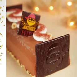 Plaquettes Chocolat Noir Joyeuses Fêtes Pere Noël (X 72)