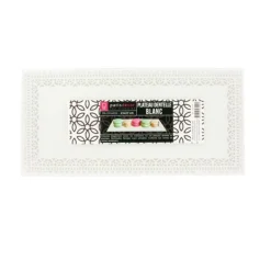 Plateau Dentelle Rectangulaire Blanc Patisdecor
