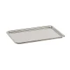 Plateau Patissier Inox Bords Ronds 31 Cm