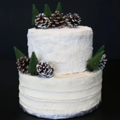 Pommes De Pin Givrees Sur Pique (X30)