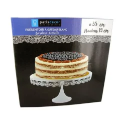 Presentoir Gateau Broderie 35 Cm