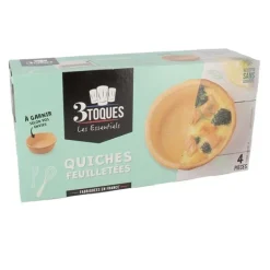 Quiches Feuilletees A Garnir (X4)
