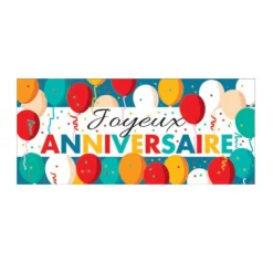 Rectangles Azyme Joyeux Anniversaire (X24)