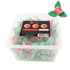 Roses Roses Et Feuilles En Azyme Patisdecor Pro (X80)