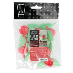 Roses Rouges Avec Feuilles Patisdecor (X10)