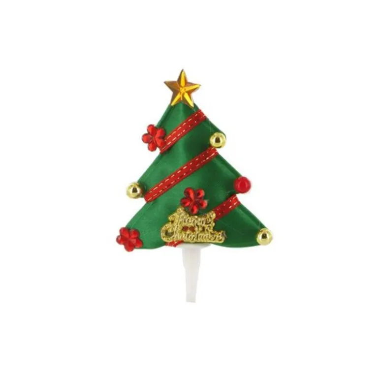 Sapin De Noël Decore Sur Pique