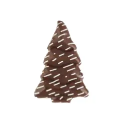 Sapins De Noël Neigeux Chocolat Noir (X128)