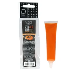 Stylo Decor Orange Gout Vanille Patisdecor