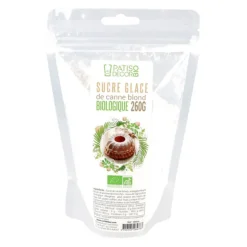 Sucre Glace De Canne Blond Bio 260 G Patisdecor Bio